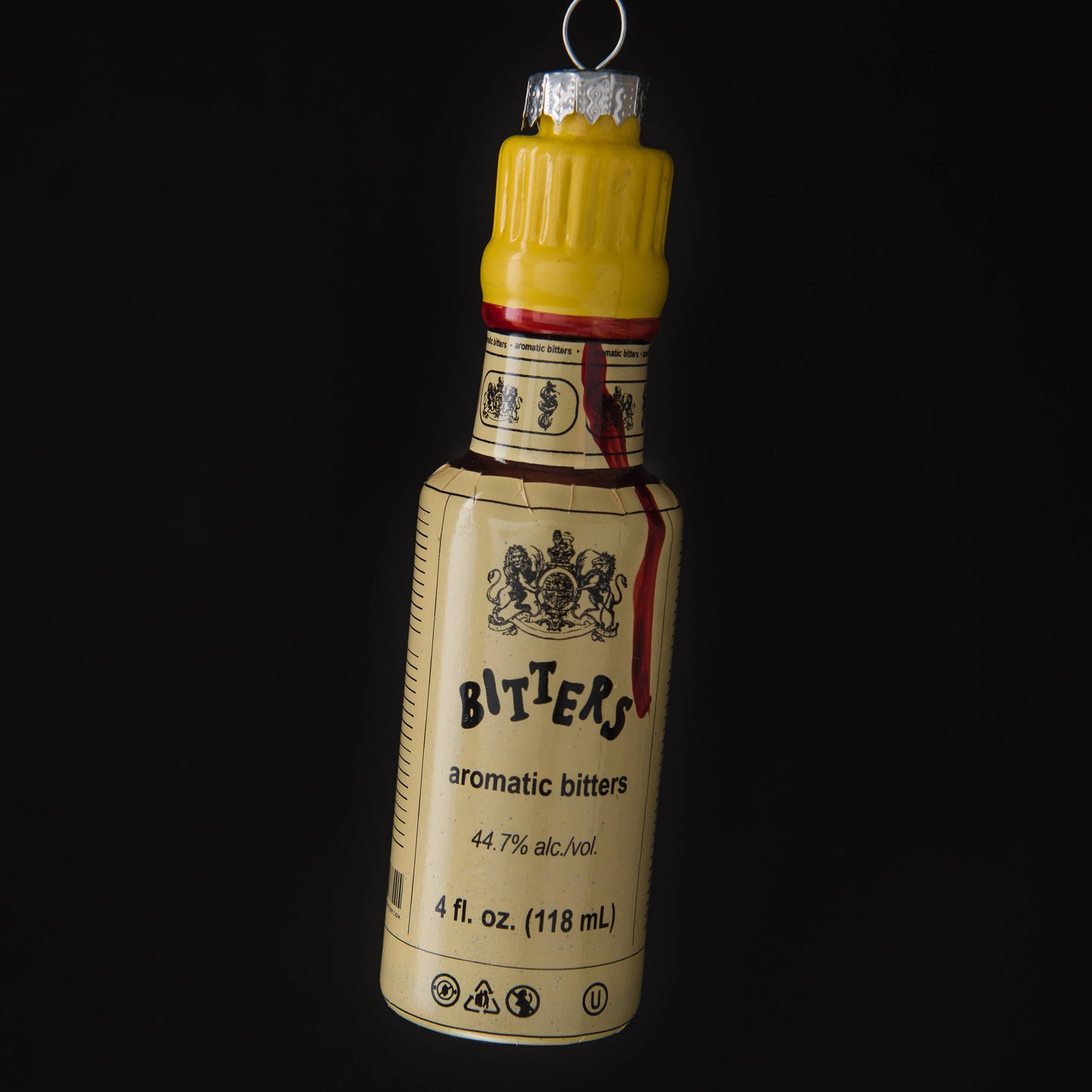 Bitters Bottle Cocktail Holiday Ornament