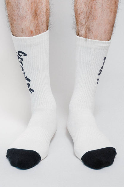 "Get Out of Your Head" Knit Crew Sock (Men's Sizing)