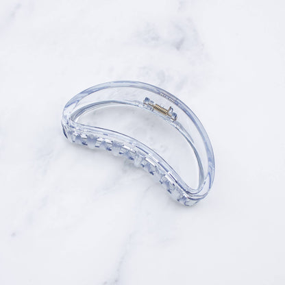 Bean-Shaped Large Glossy Claw Hair Clip