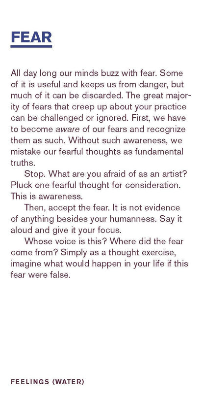 Artist's Deck: 52 Prompts To Inspire and Work Through Creative Blocks by Beth PIckens