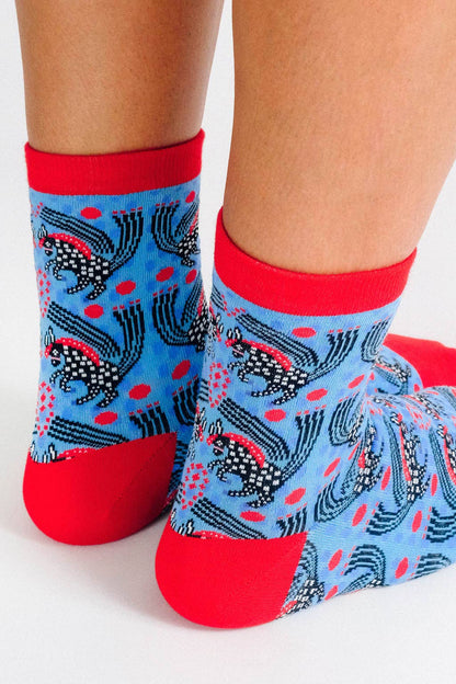 Horses Ankle Knit Sock by MŪR (Women's Sizing)