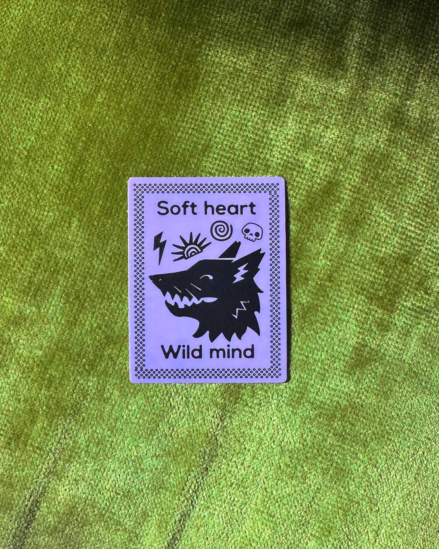 "Soft Heart, Wild Mind" Vinyl Sticker