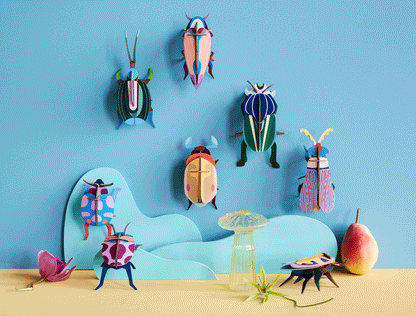 Coccinelle Couple DIY 3D Wall Art Kit