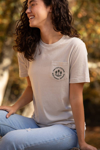 U.S. National Parks Icons Pocket Tee