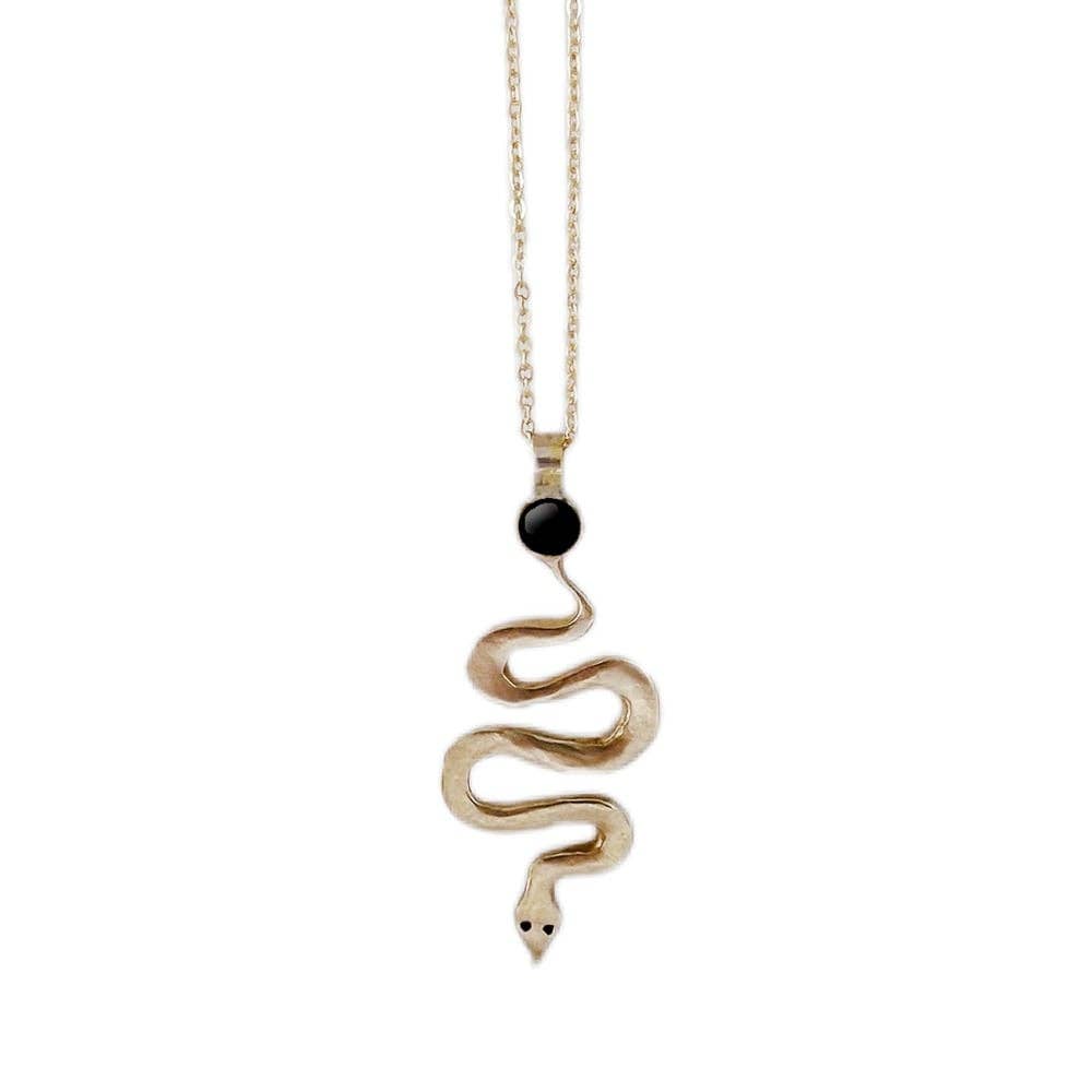 Slithering Snake Necklace by Therese Keumpel