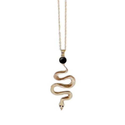 Slithering Snake Necklace by Therese Keumpel