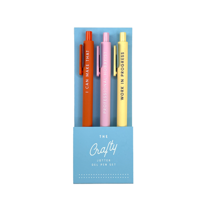 Crafty Jotter Gel Pens: Set of 3
