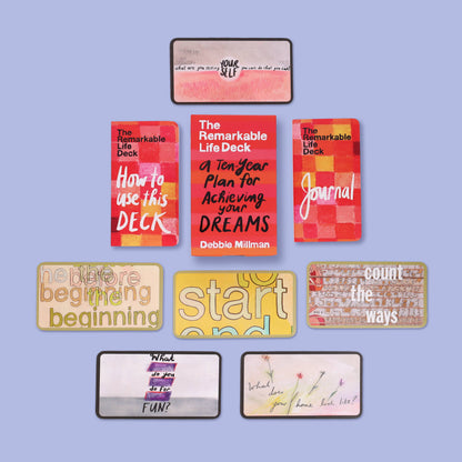 "The Remarkable Life" Goal Setting Deck by Debbie Millman