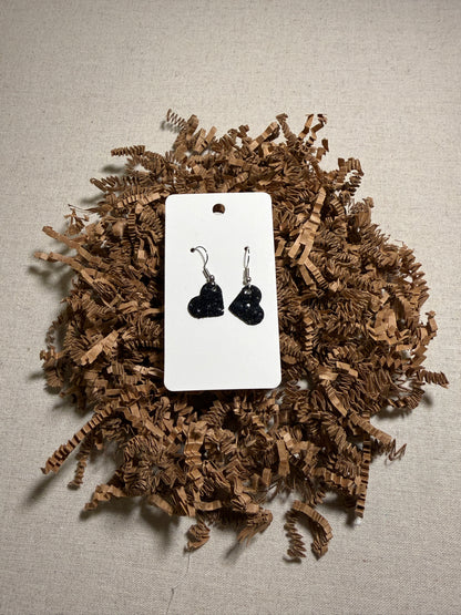 Lightweight Heart Earrings - Many Colors To Choose From