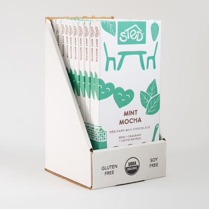Sted Chocolate Full Size Bar: Mint Mocha