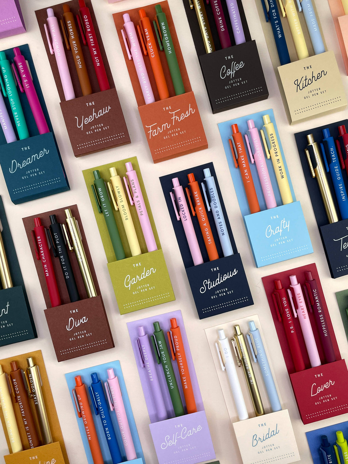 Garden Jotter Gel Pens: Set of 3