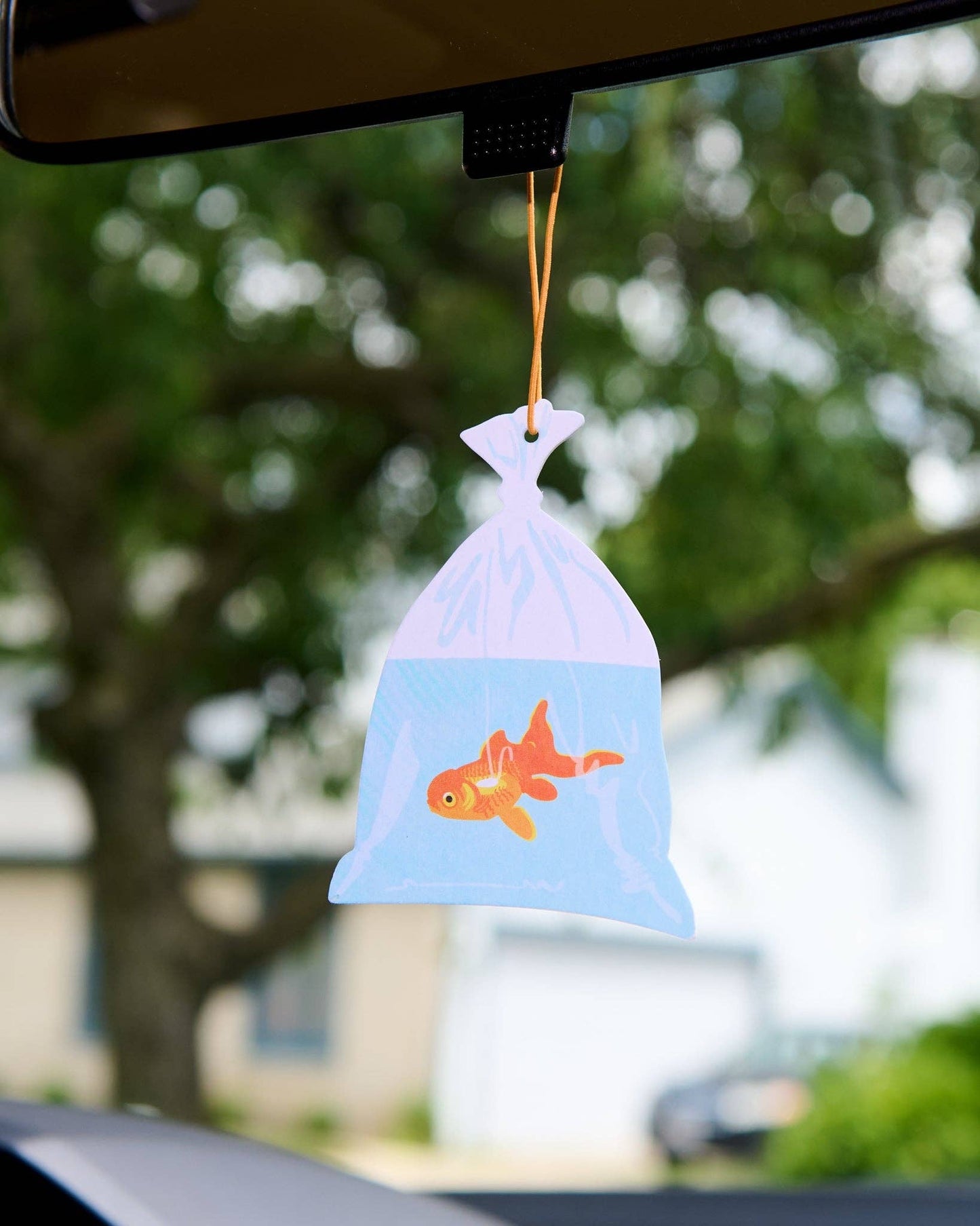 Goldfish in a Bag Air Freshener - Rain Scent - Fathers Day Gift Mothers Day