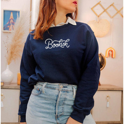 "Bookish" Sweatshirt - Unisex Crewneck for Book Lovers
