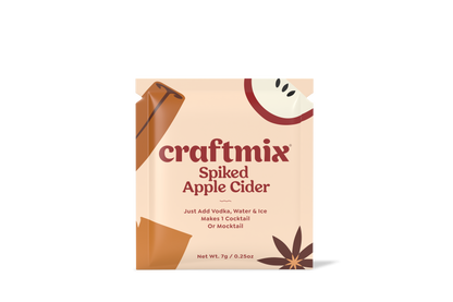 Spiked Apple Cider Cocktail Single-Serving Cocktail or Mocktail Mixer