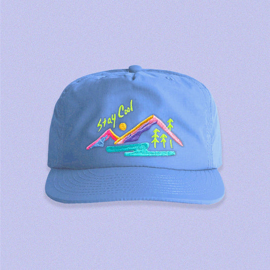"Stay Cool" Lightweight Surf Hat in Cornflower Blue