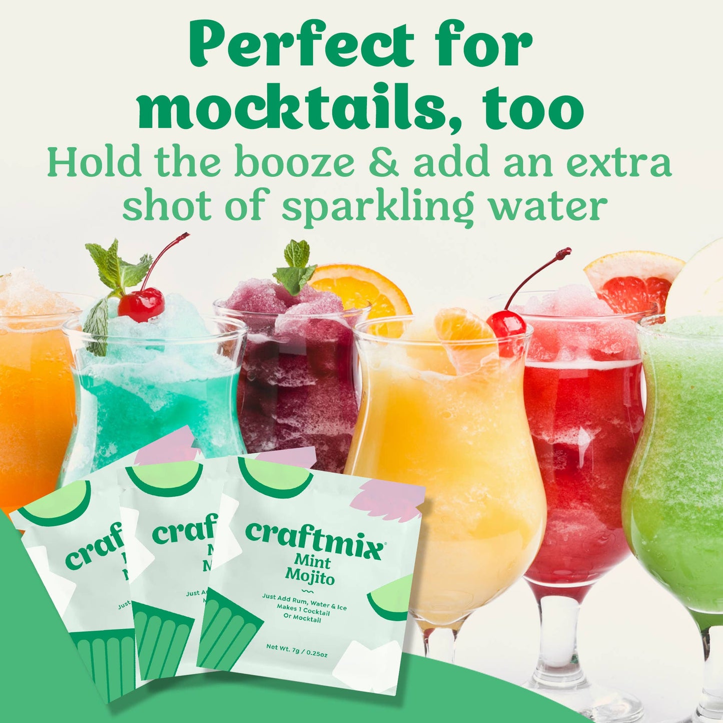 Mint Mojito Single-Serving Cocktail or Mocktail Mixer