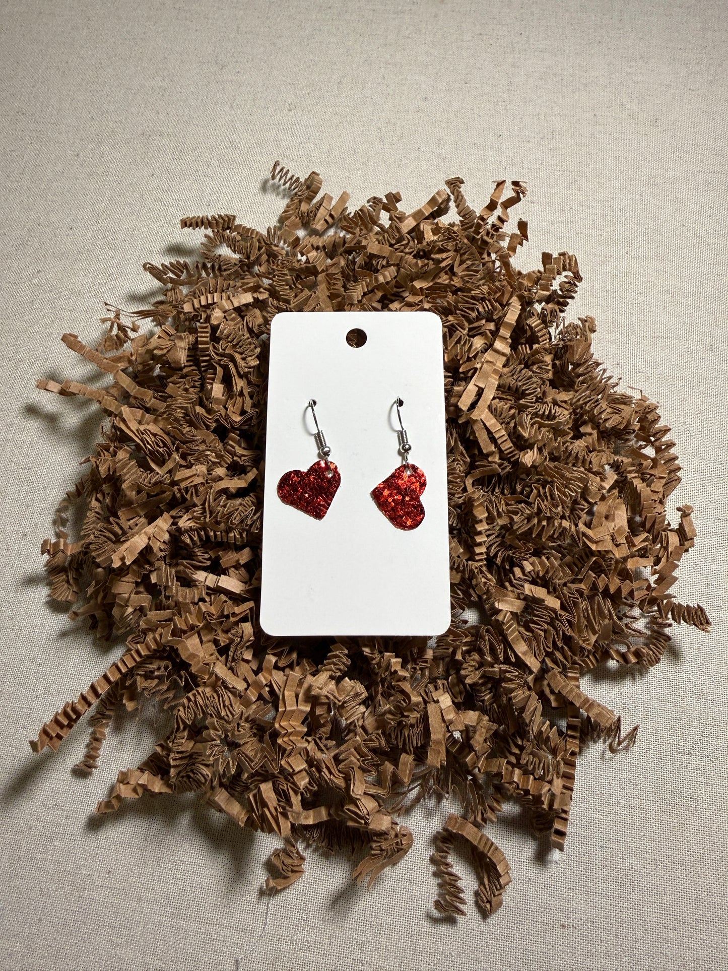 Lightweight Heart Earrings - Many Colors To Choose From