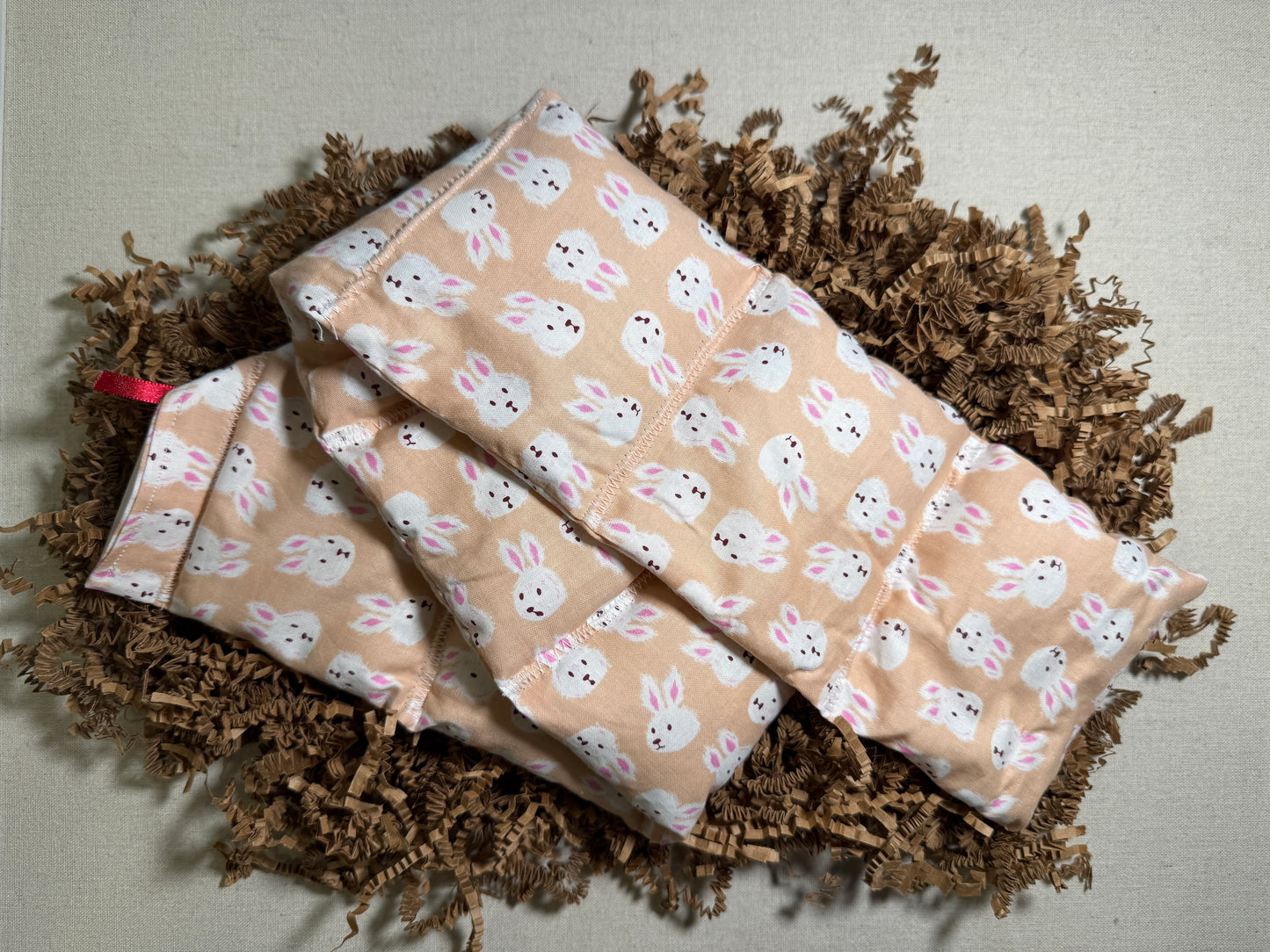 Lavender and Rice Microwaveable Neck Wrap by Maddie