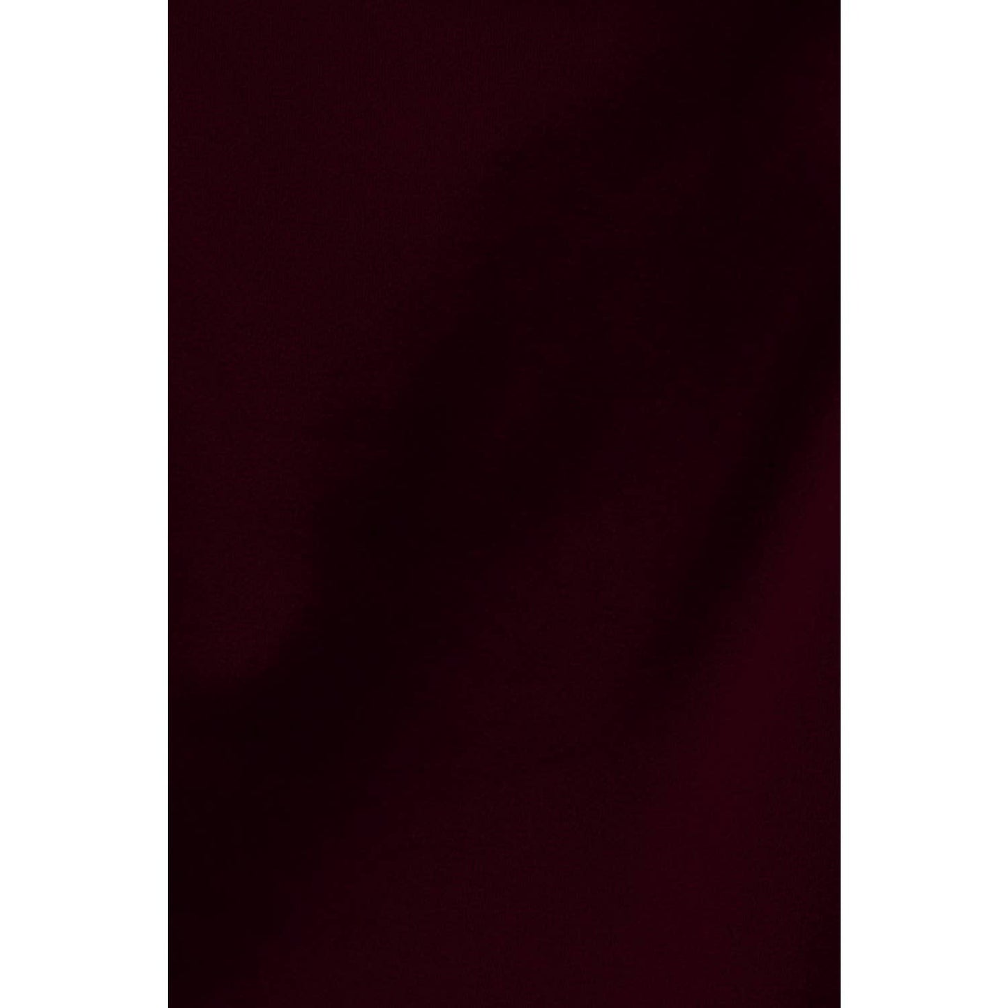 Fleeced Terry Oversized Hoodie - Dark Cherry