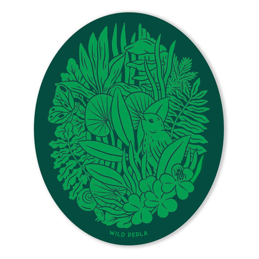 Forest Foliage Vinyl Sticker