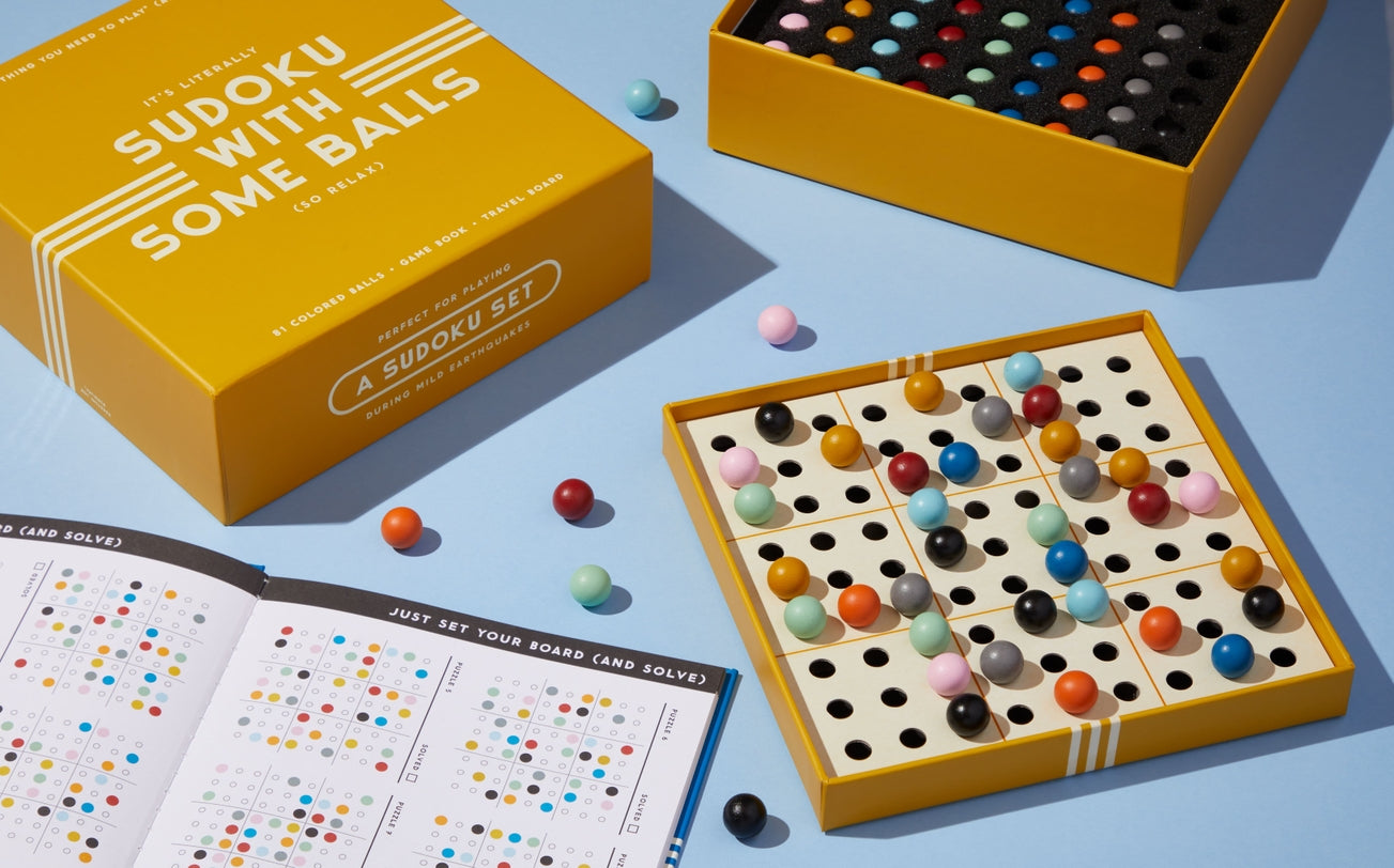 Sudoku with Some Balls Sudoku Game Set