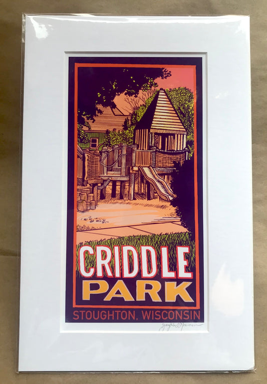 Stoughton Criddle Park Giclee Print by Gary Karl Nauman