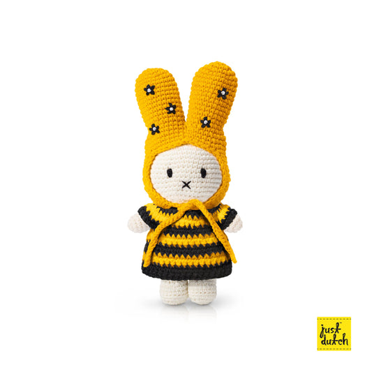 Miffy Bumble Bee Stuffy With Flower Hat