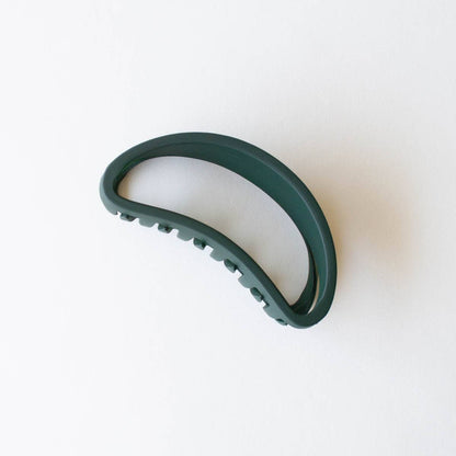 Bean-Shaped Large Matte Claw Hair Clip