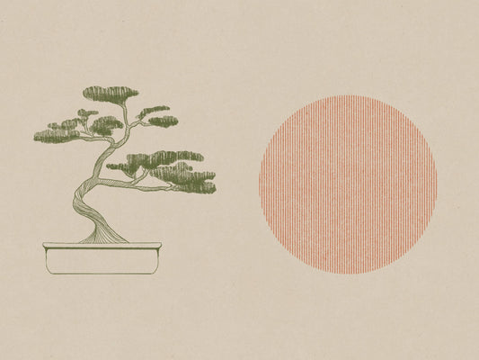 Zen Tree Giclee Print by Stephanie Browne Art - 8.5"x11"