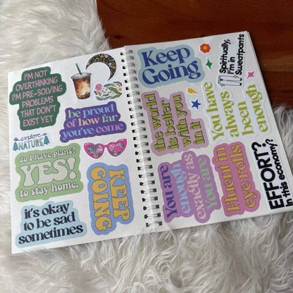 The Unused Sticker Book - Yellow