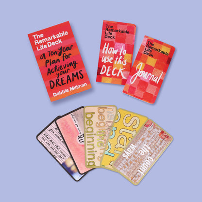 "The Remarkable Life" Goal Setting Deck by Debbie Millman