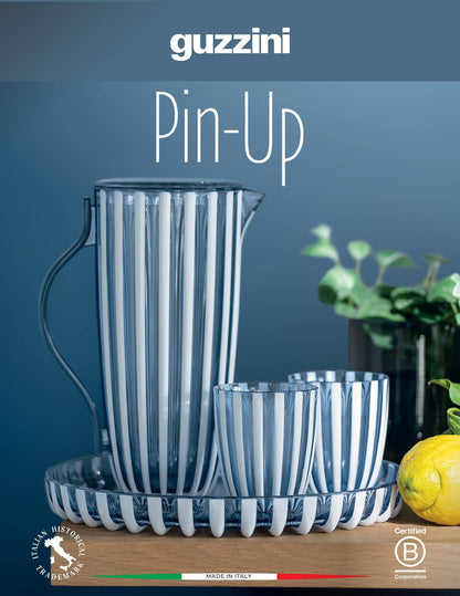 Pinstriped Plastic Pitcher - Made in Italy