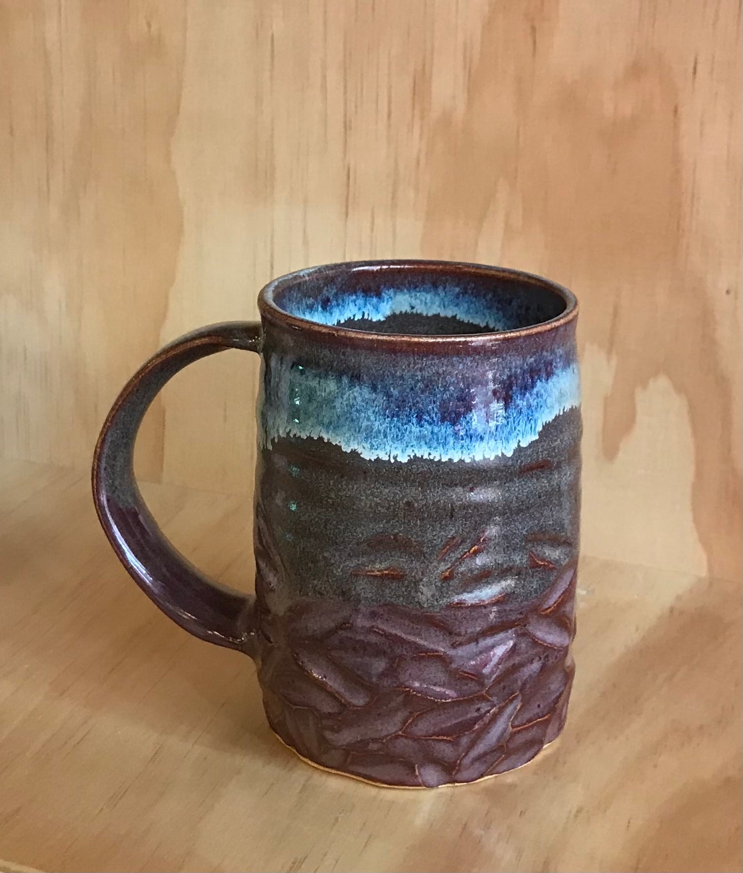 Hand-thrown Reactive Glaze Mugs by Beth - Made in Stoughton!