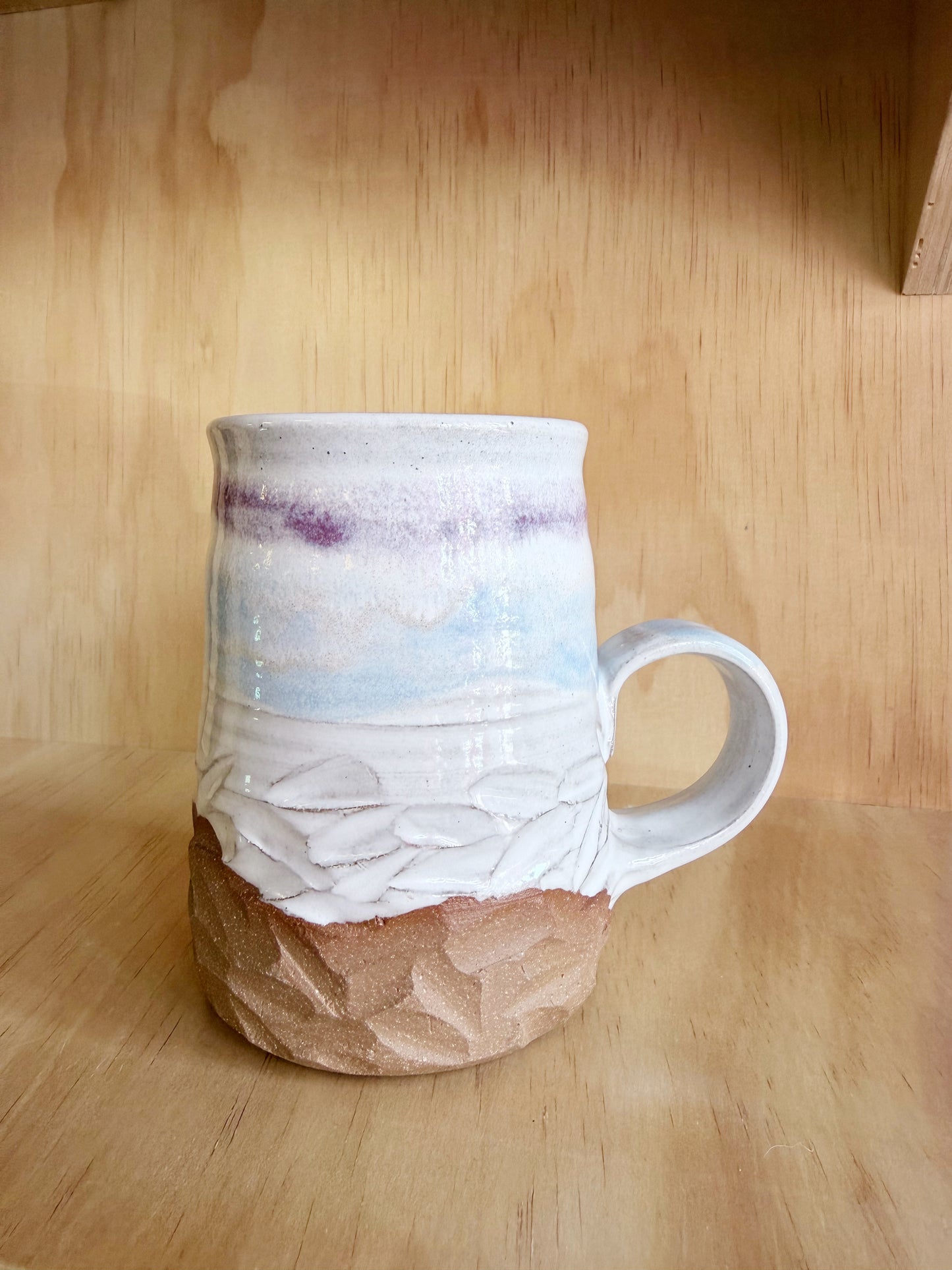 Hand-thrown Reactive Glaze Mugs by Beth - Made in Stoughton!