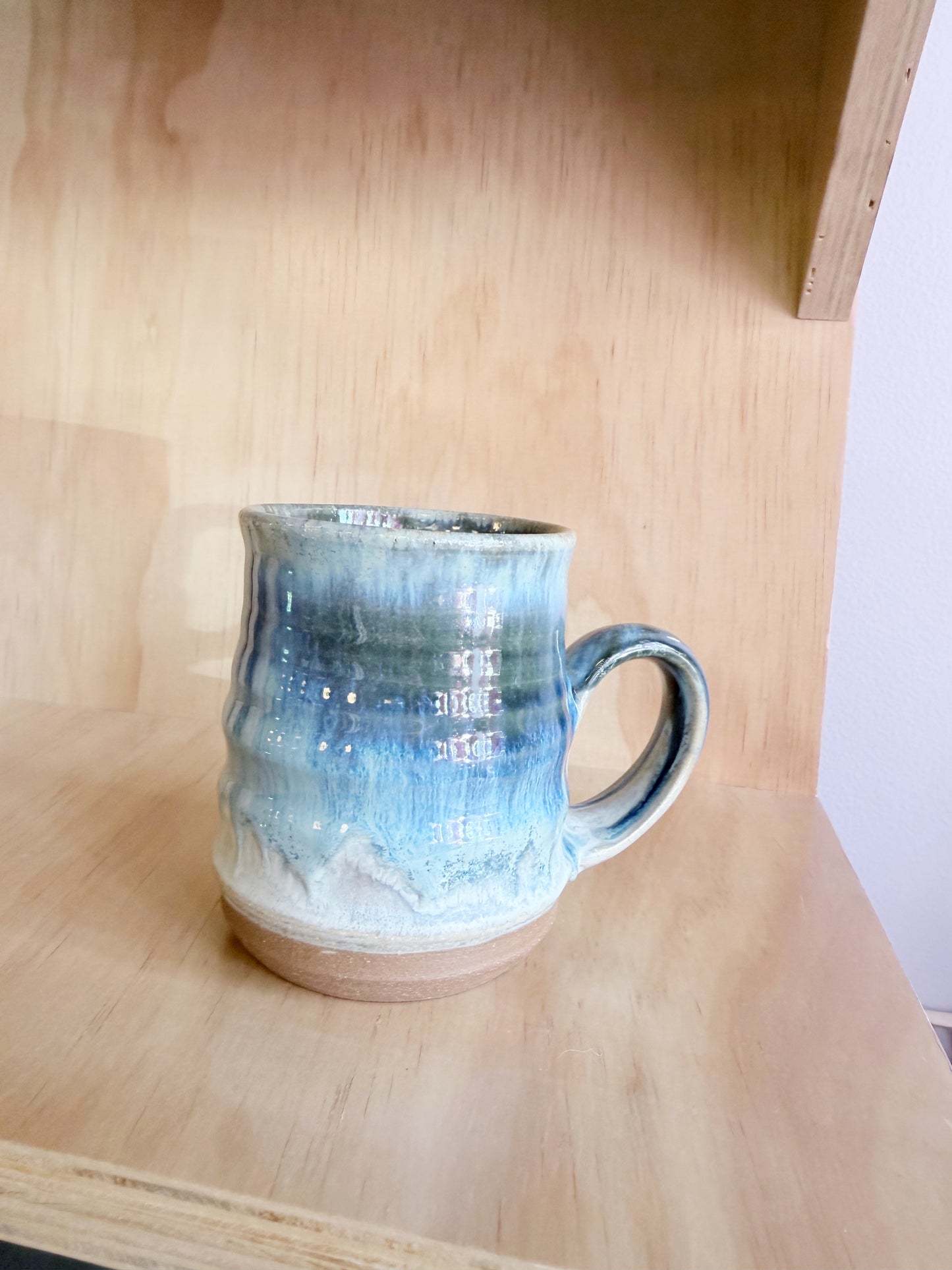 Hand-thrown Reactive Glaze Mugs by Beth - Made in Stoughton!