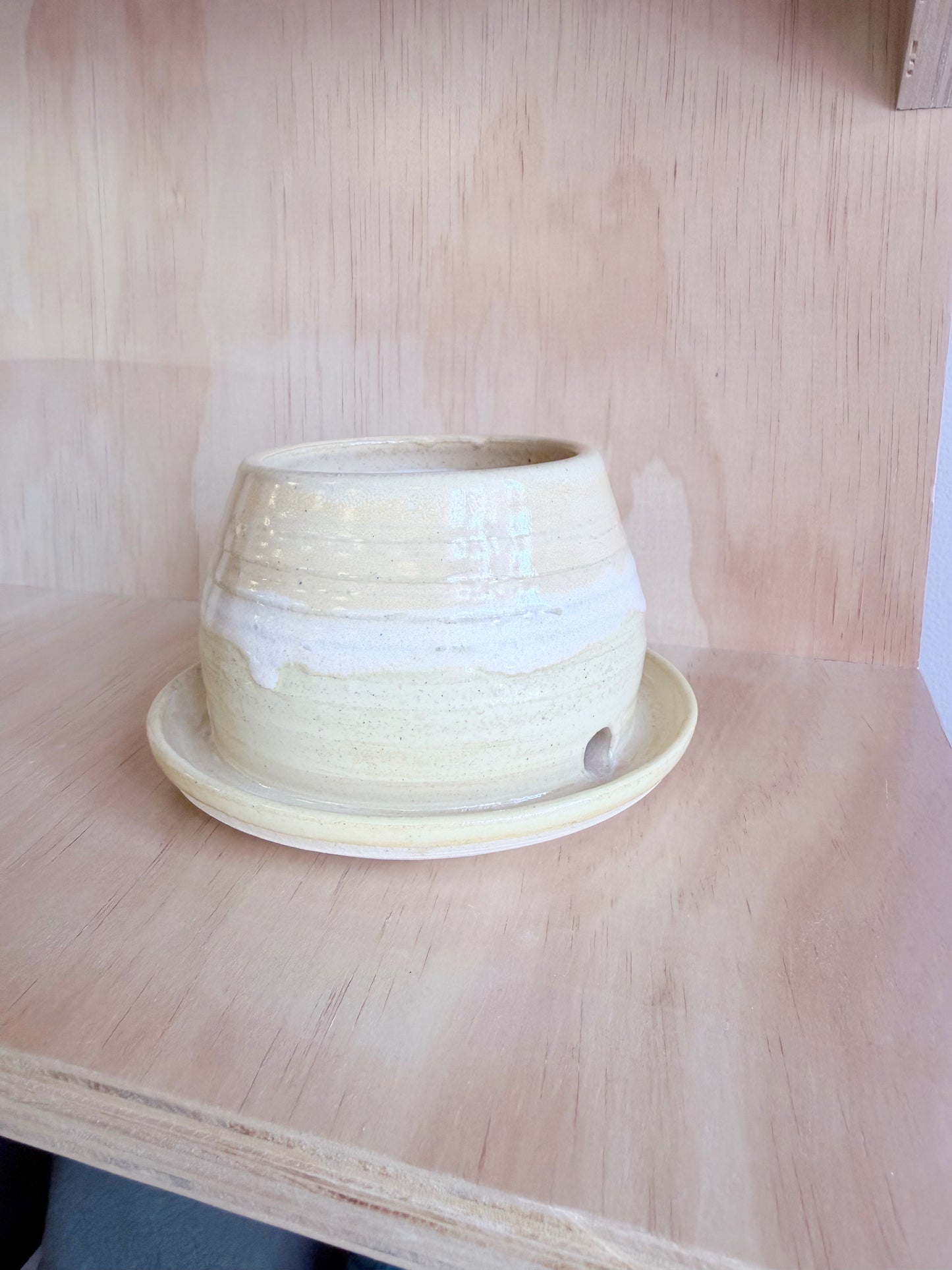 Hand-thrown Buttery Planters by Beth - Made in Stoughton!