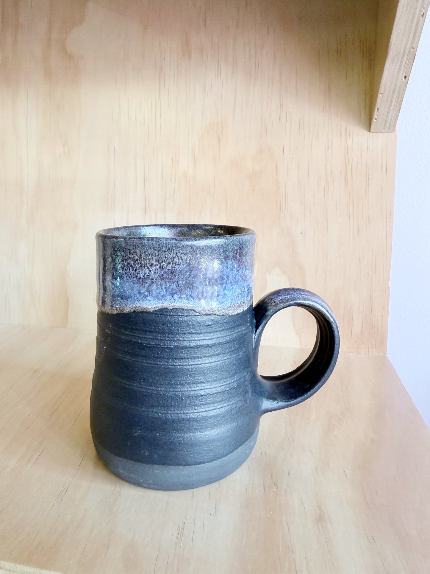 Hand-thrown Reactive Glaze Mugs by Beth - Made in Stoughton!
