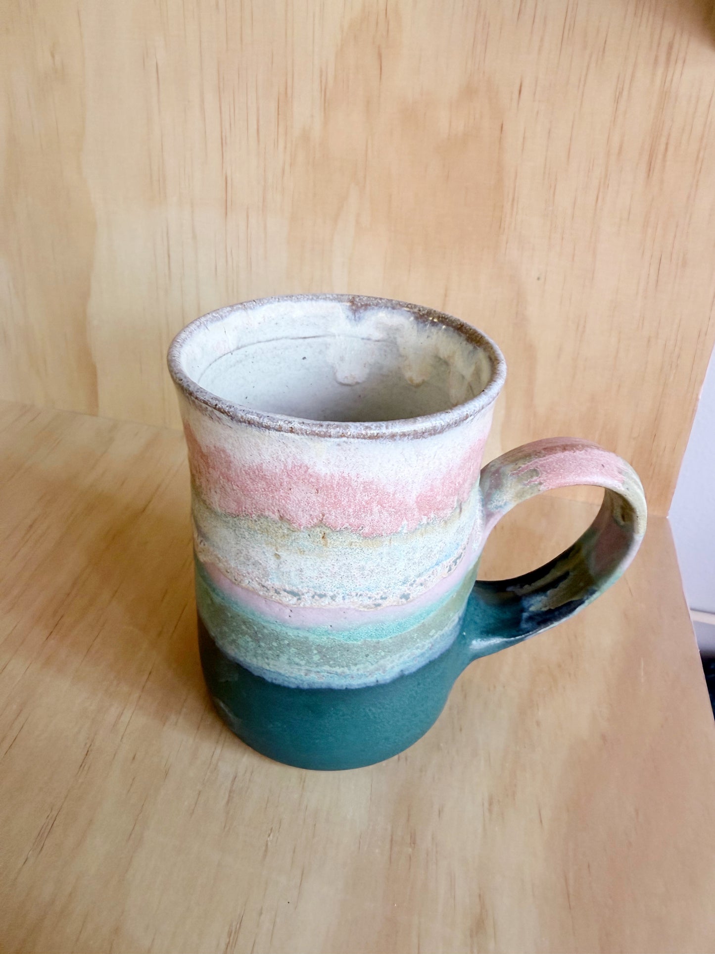 Hand-thrown Reactive Glaze Mugs by Beth - Made in Stoughton!