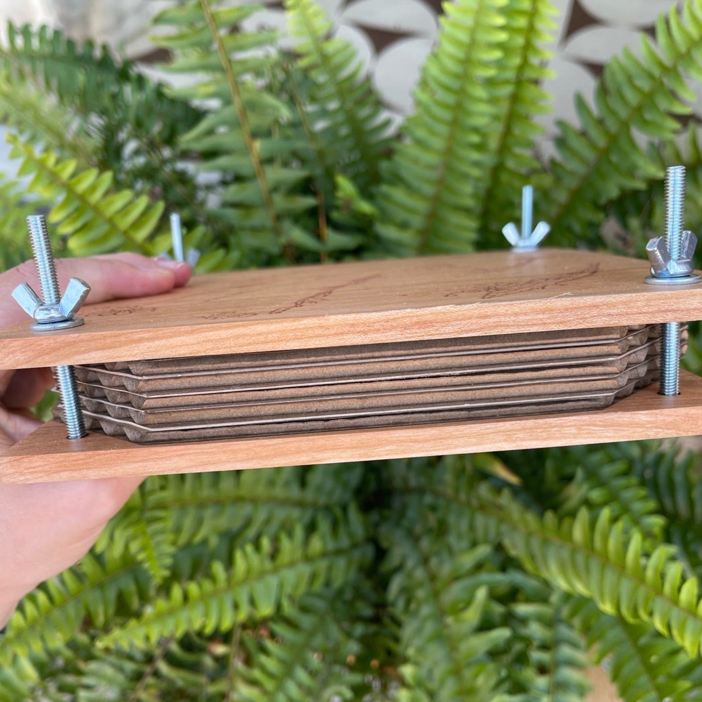 Michigan Cherry Handcrafted Flower Press