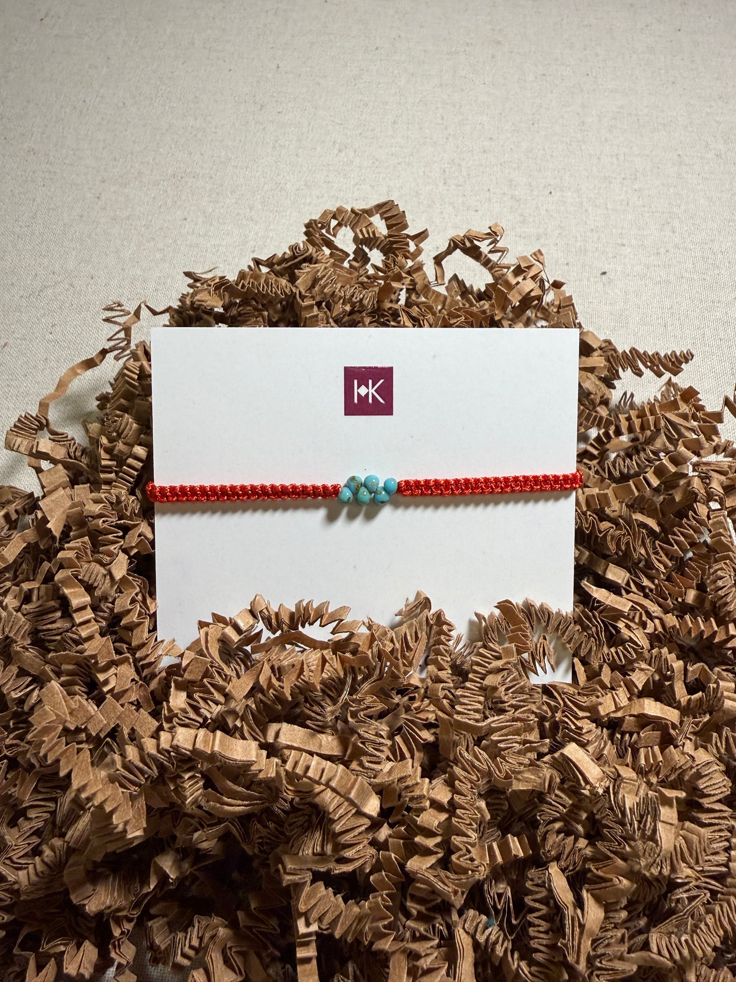 Hand-knotted Bracelet with Beads by Hadeel