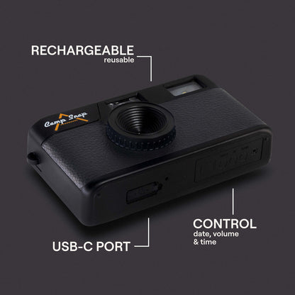 Camp Snap Screen-Free Digital Camera - Stealth Black