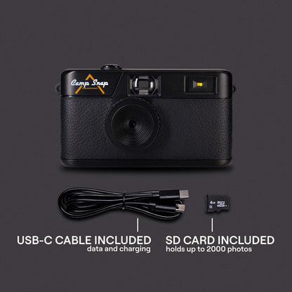 Camp Snap Screen-Free Digital Camera - Stealth Black