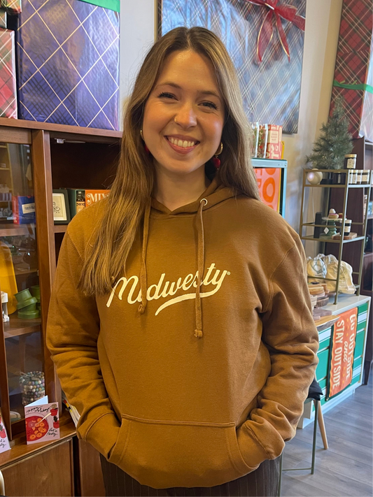 Midwesty Hoodie in Warm Brown