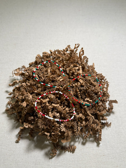 Holiday Seed Bead Bracelets