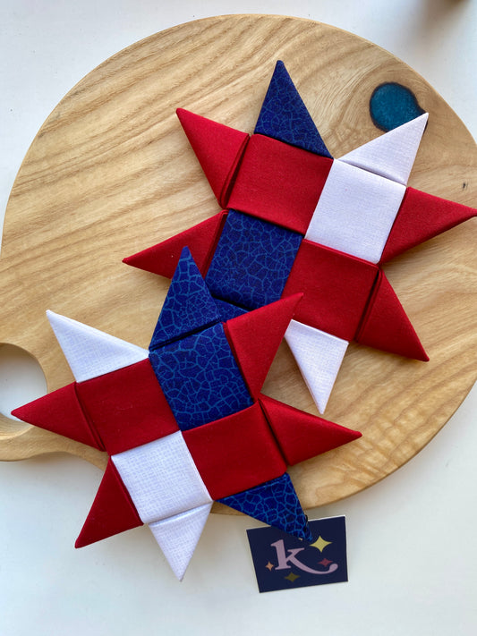 Edie's Norwegian Star Mug Rugs / Coasters