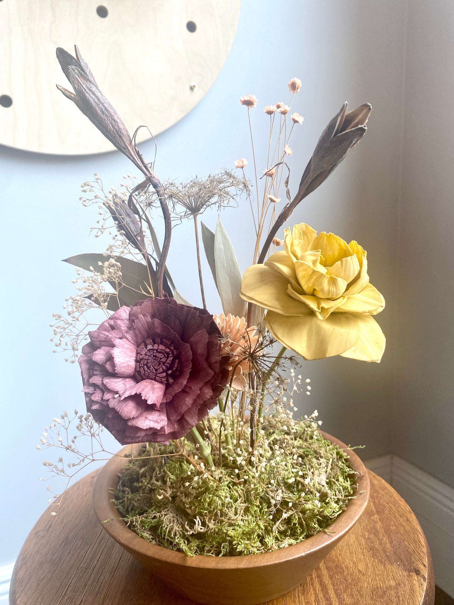 Ikebana-Inspired Sola Wood Floral Arrangement #3 by Stoughton's Stefanie Lin