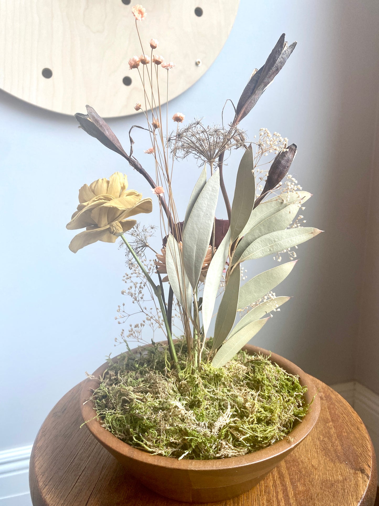 Ikebana-Inspired Sola Wood Floral Arrangement #3 by Stoughton's Stefanie Lin