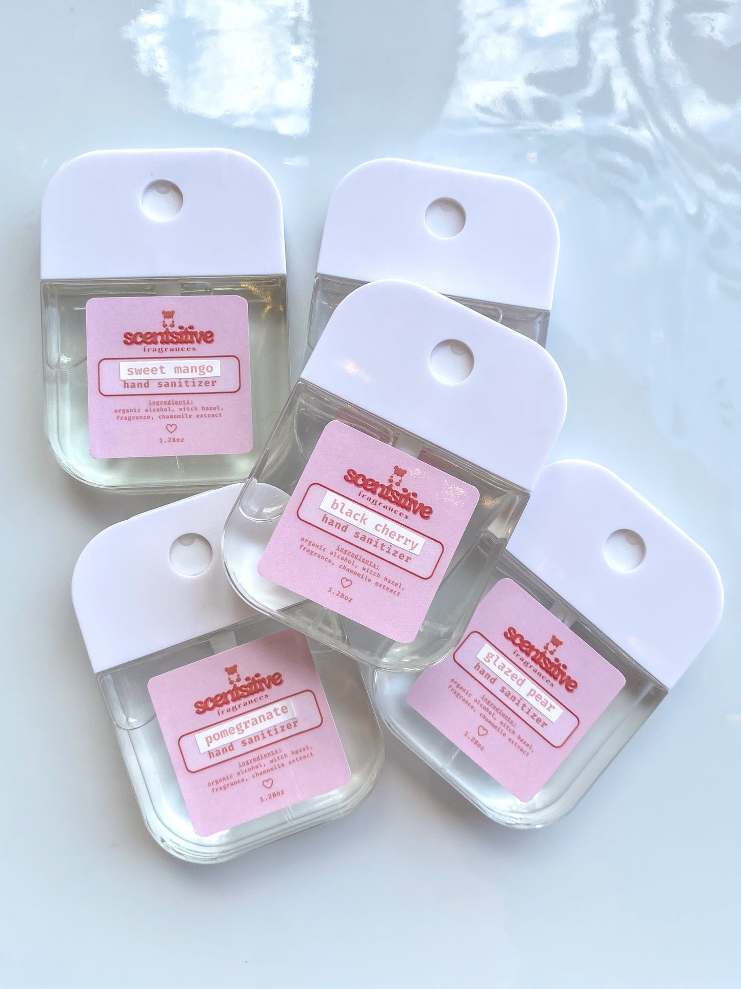 Fruity Fragranced Hand Sanitizer Spray - Choose Your Favorite