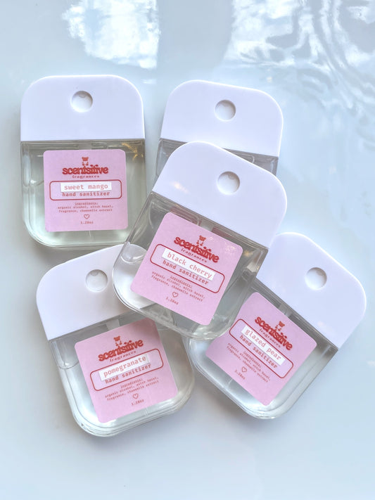 Fruity Fragranced Hand Sanitizer Spray - Choose Your Favorite