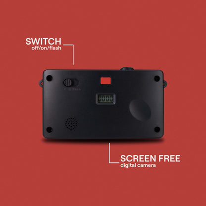 Camp Snap Screen-Free Digital Camera - Crimson Red